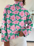 Alice | Pull rose à fleurs
