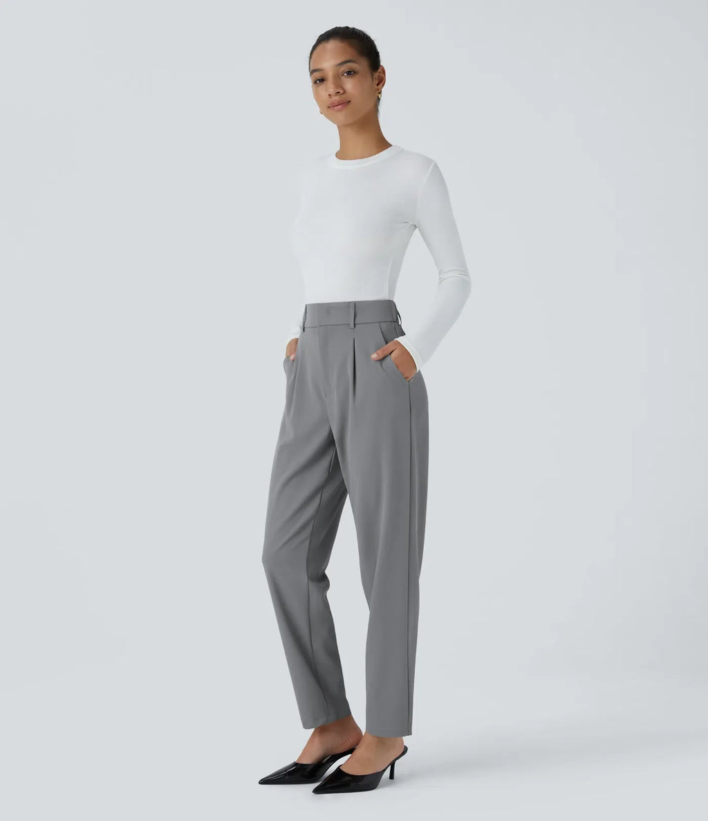 Megan | Comfortabele &amp; Elastische Broek Met Hoge Taille