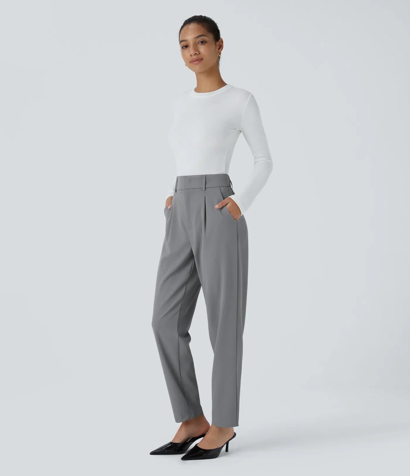 Megan | Comfortabele &amp; Elastische Broek Met Hoge Taille