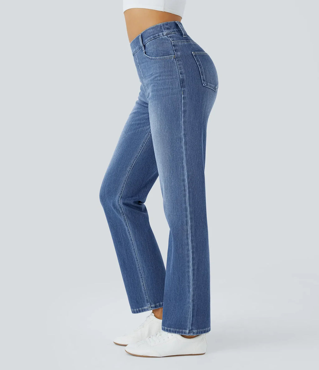 Lotte | Elastische &amp; Comfortabele Broek Met Hoge Taille