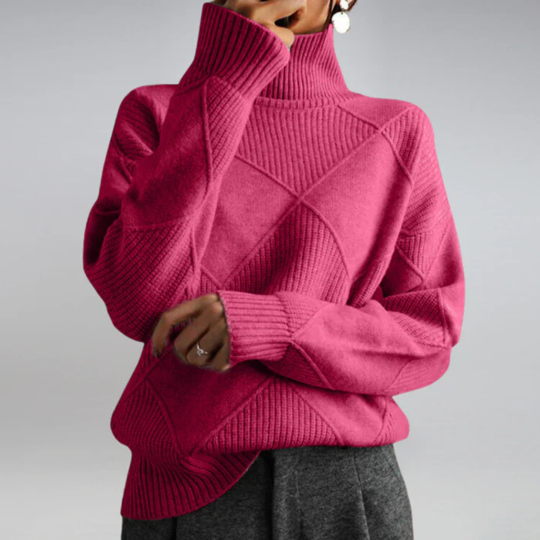 Anne | Pull à col roulé de luxe