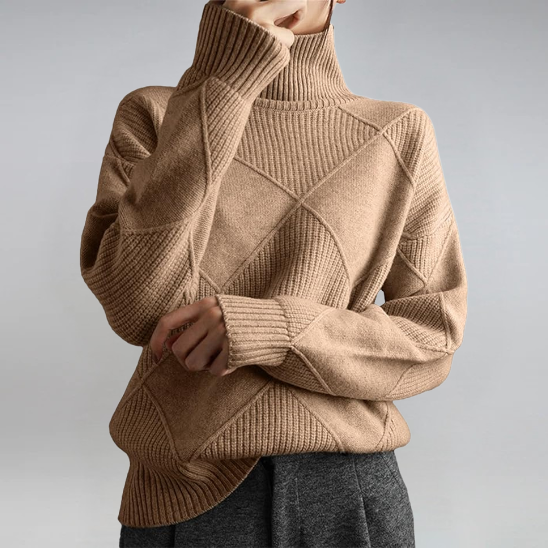 Anne | Pull à col roulé de luxe
