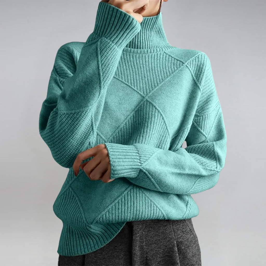 Anne | Pull à col roulé de luxe