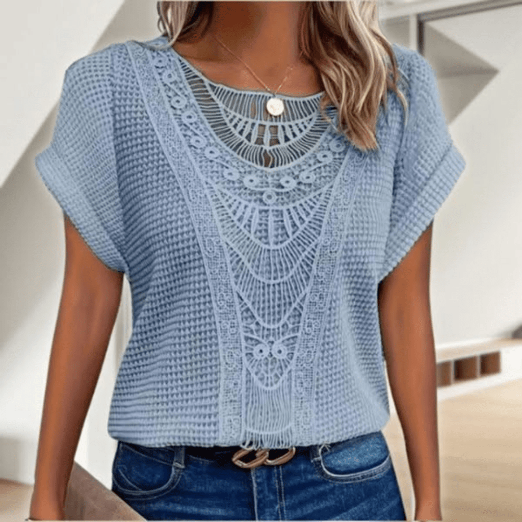 Karin™ | Elegant blouse in Ibiza style