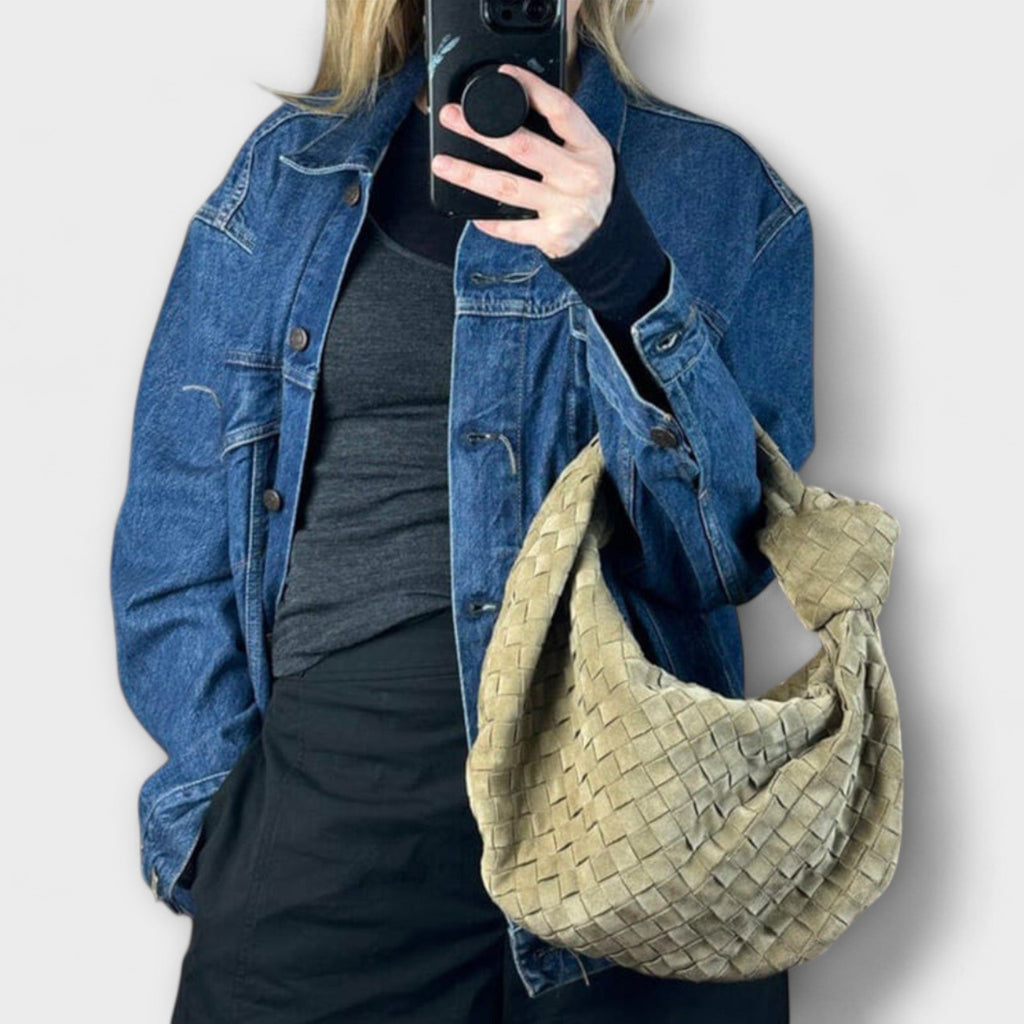 Grand sac à main tissé pour femme