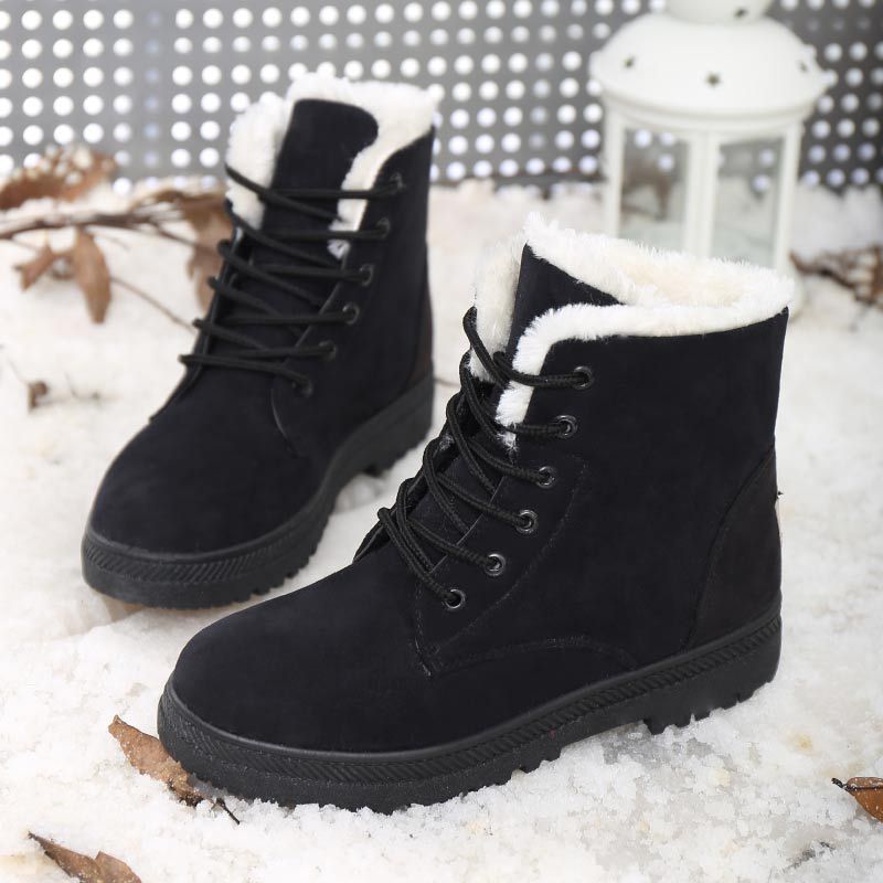 Noa™ | Autumn ankle boots with warm lining and suede look