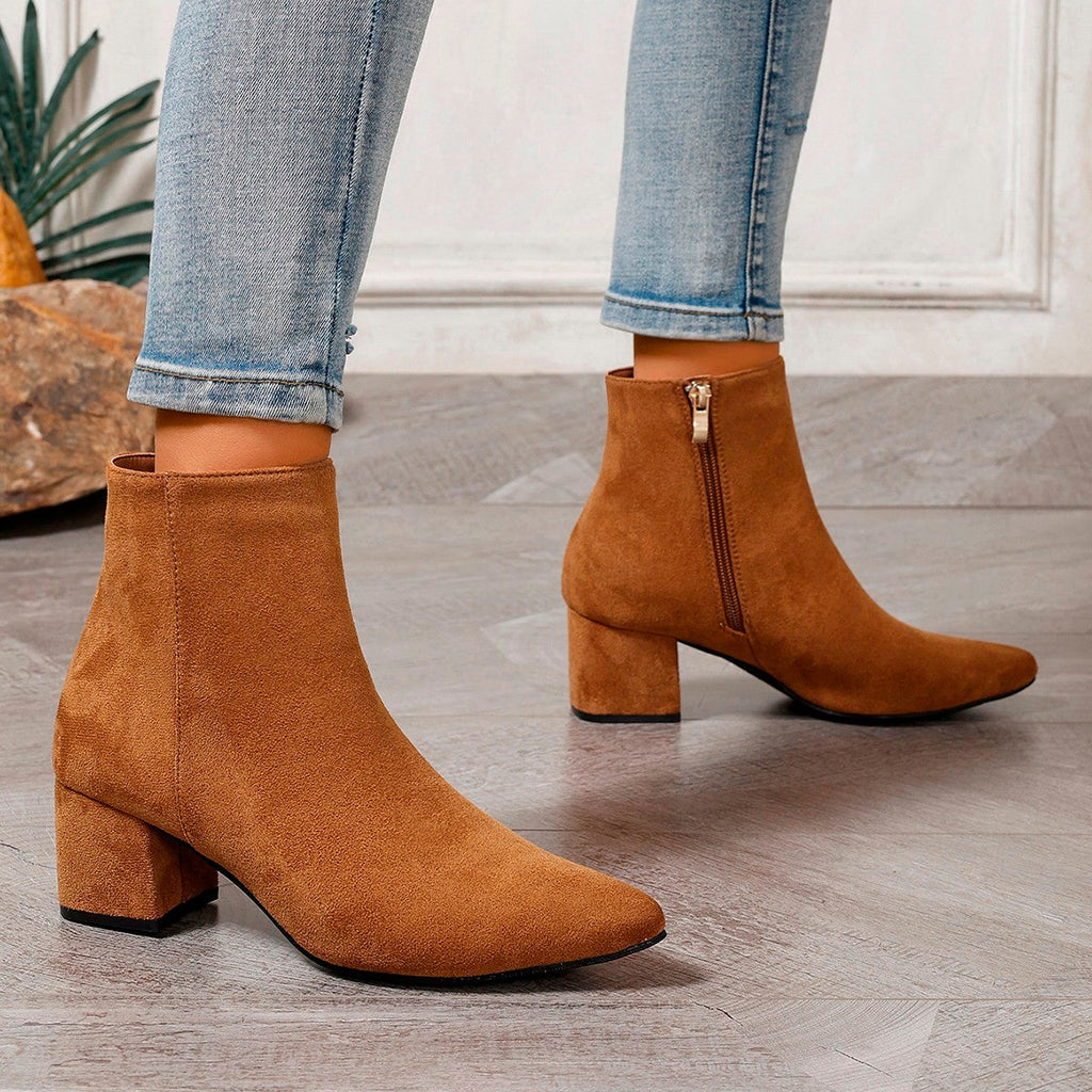 Bottes en daim Camila