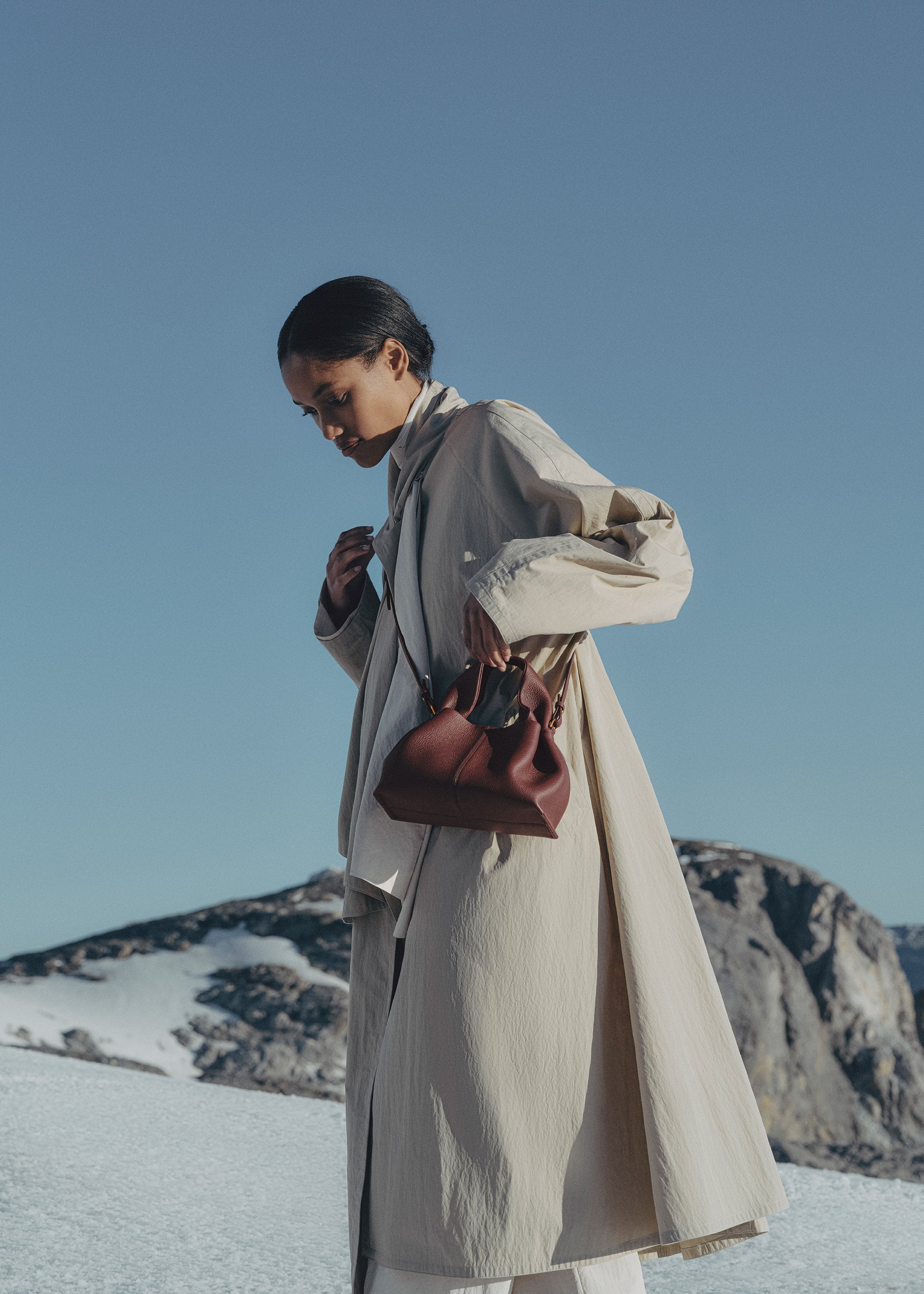 Sac cabas Lior – Mini | Cerise noire