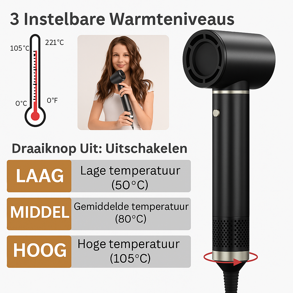 Airella™  5-in-1 Hair Styler – salonhaar in 10 minuten