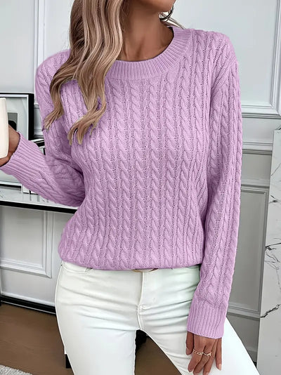 Bernila - Ladies' Cable Knit Jumper 