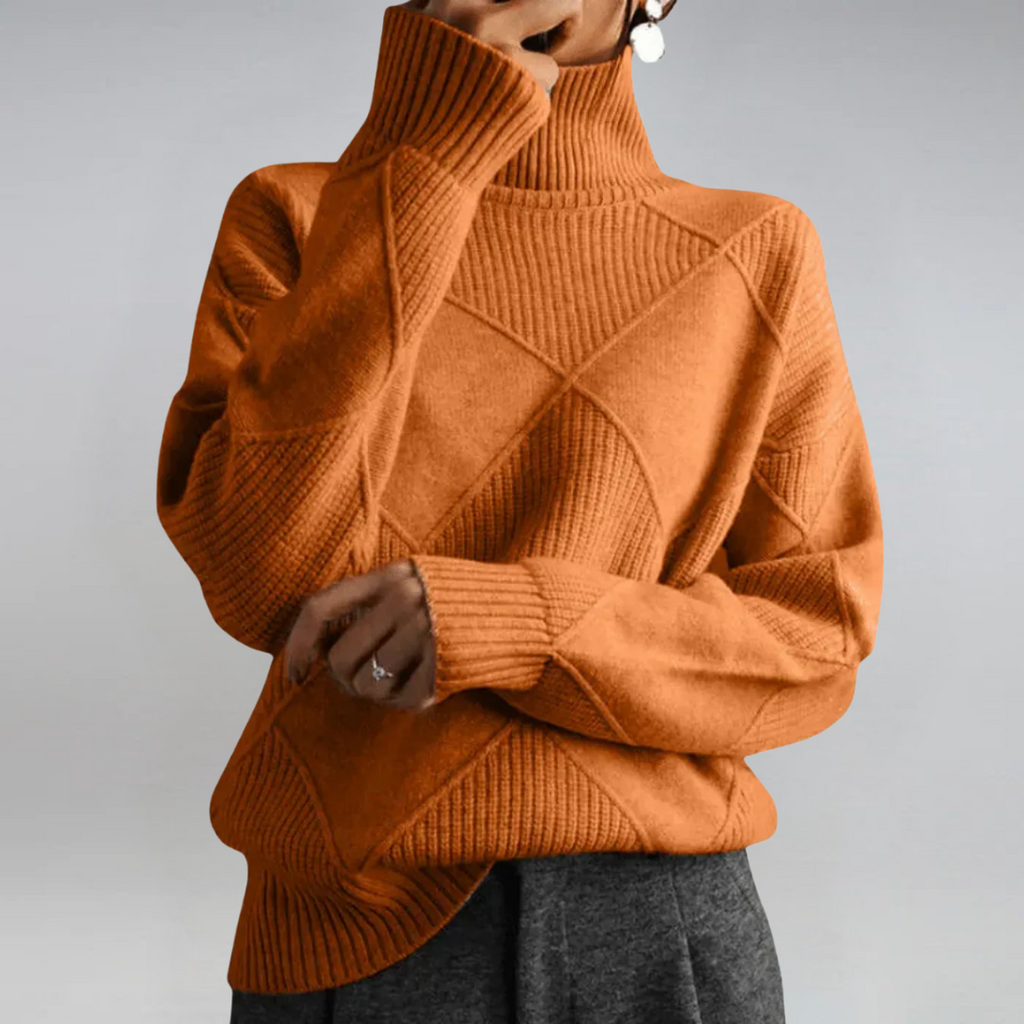 Anne | Pull à col roulé de luxe
