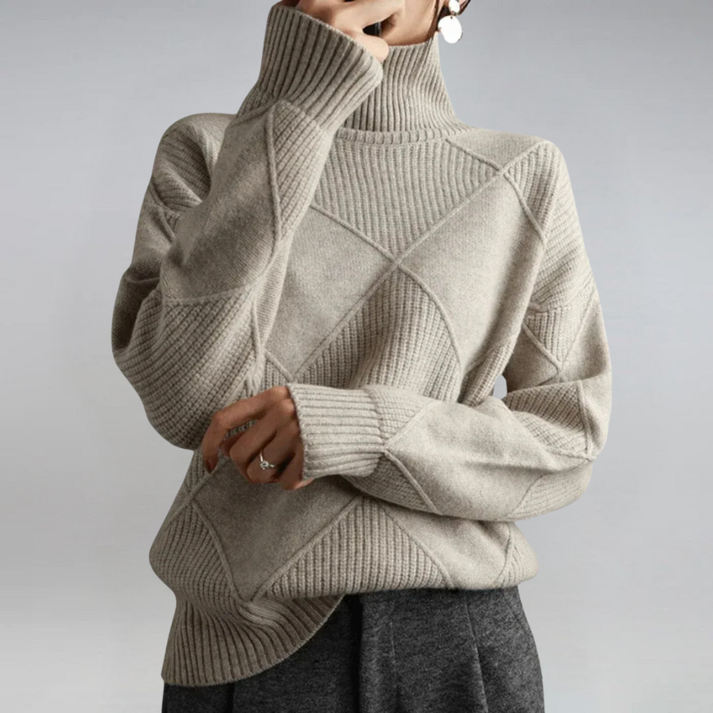 Anne | Pull à col roulé de luxe