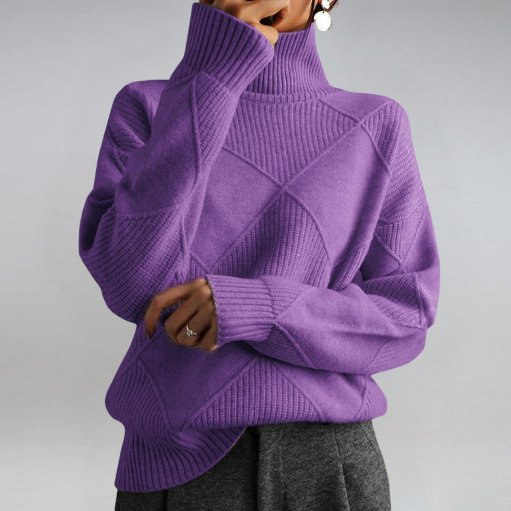 Anne | Pull à col roulé de luxe
