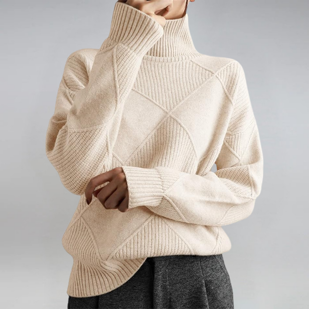 Anne | Pull à col roulé de luxe