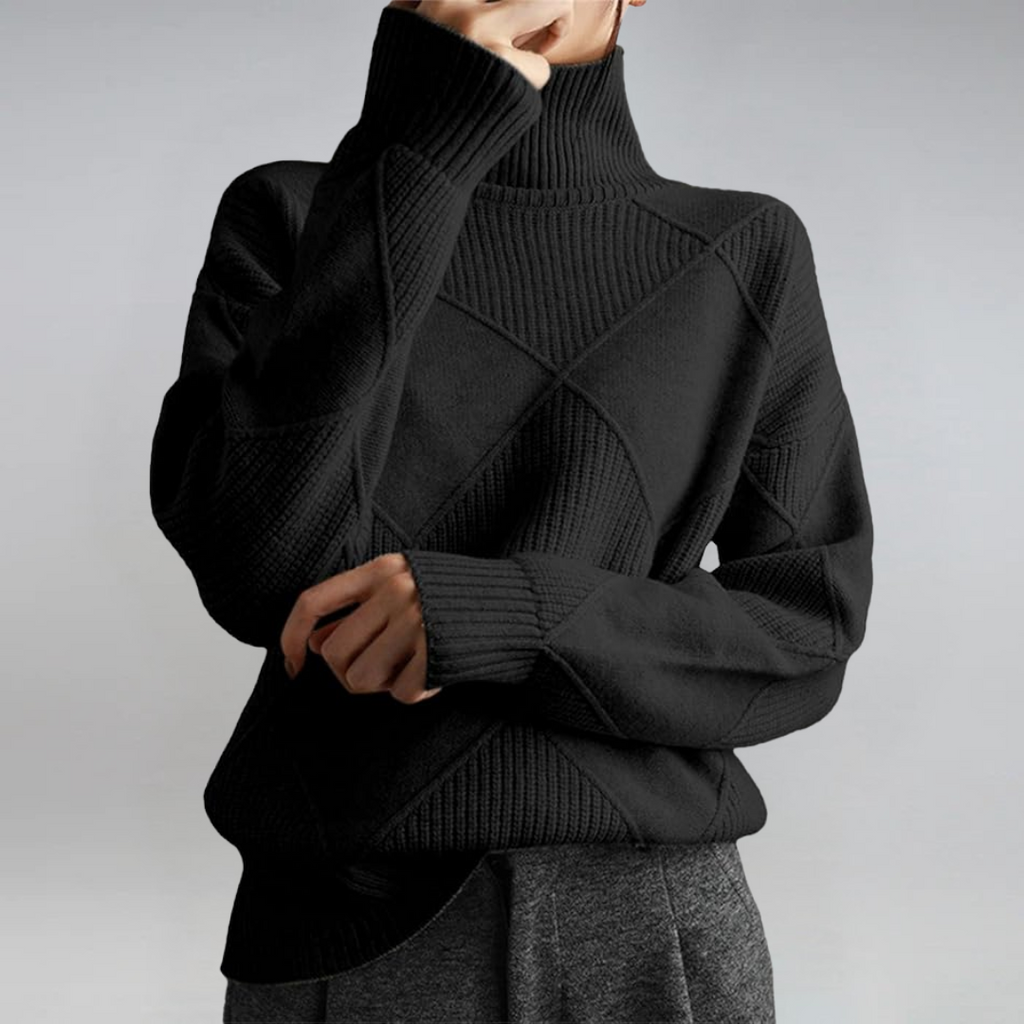 Anne | Pull à col roulé de luxe