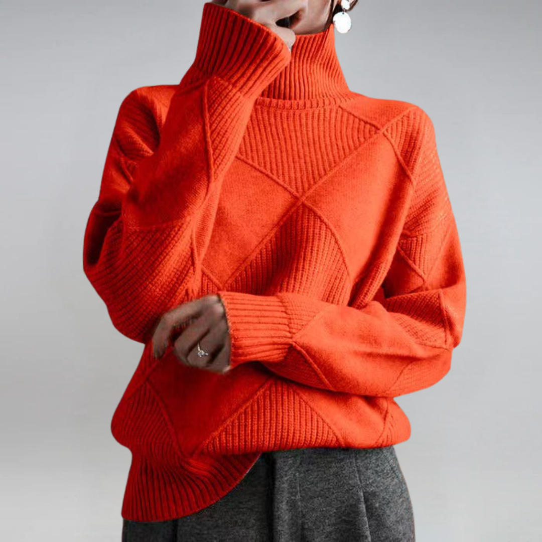 Anne | Pull à col roulé de luxe