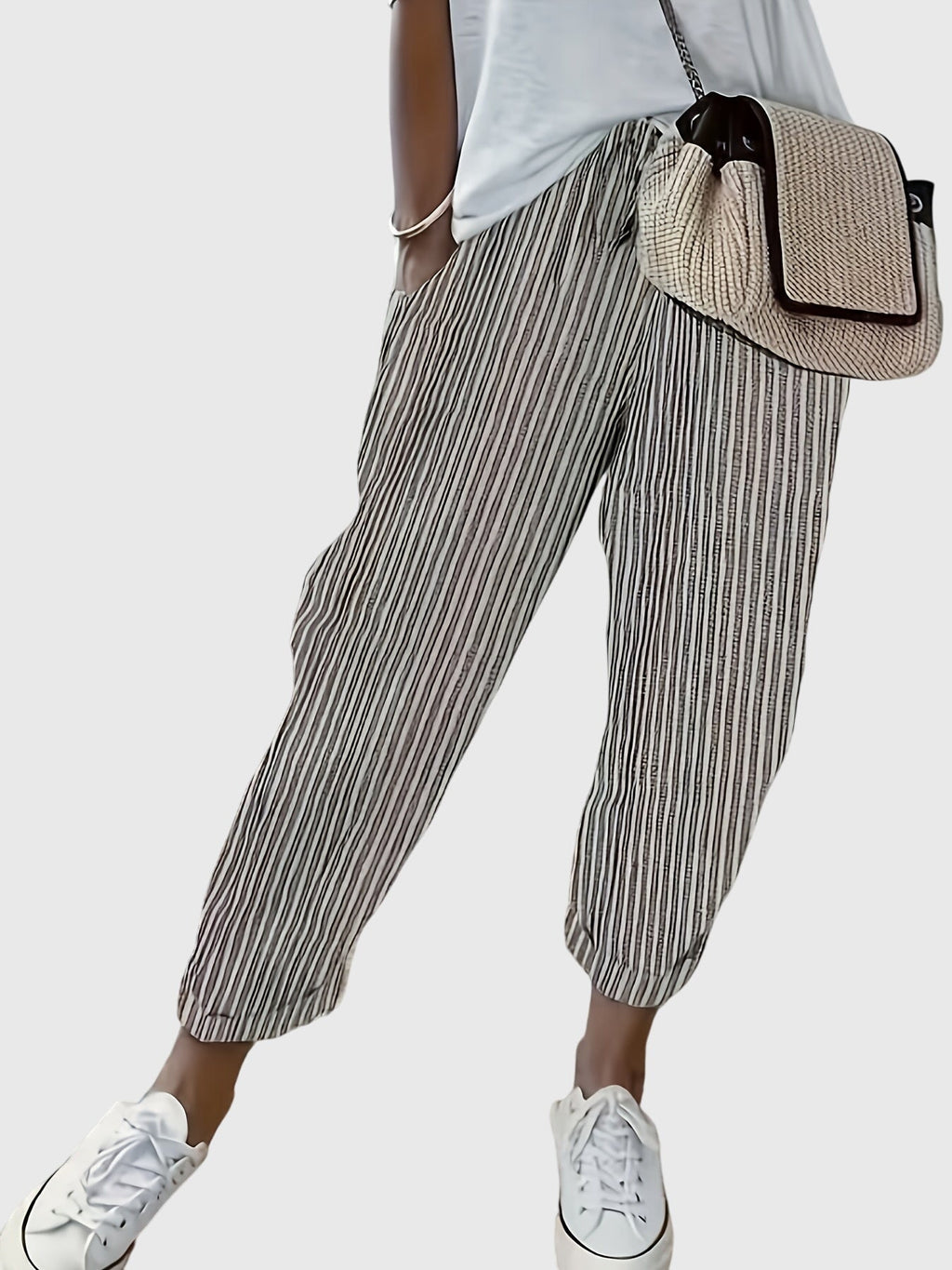 Amélia - Pantalon rayé