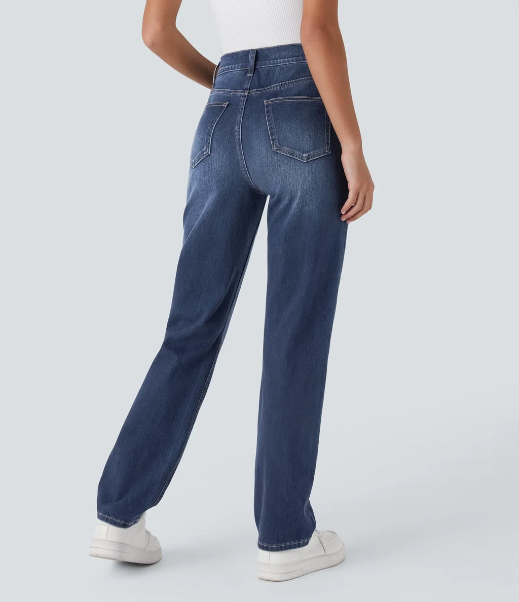 Lotte | Elastische &amp; Comfortabele Broek Met Hoge Taille
