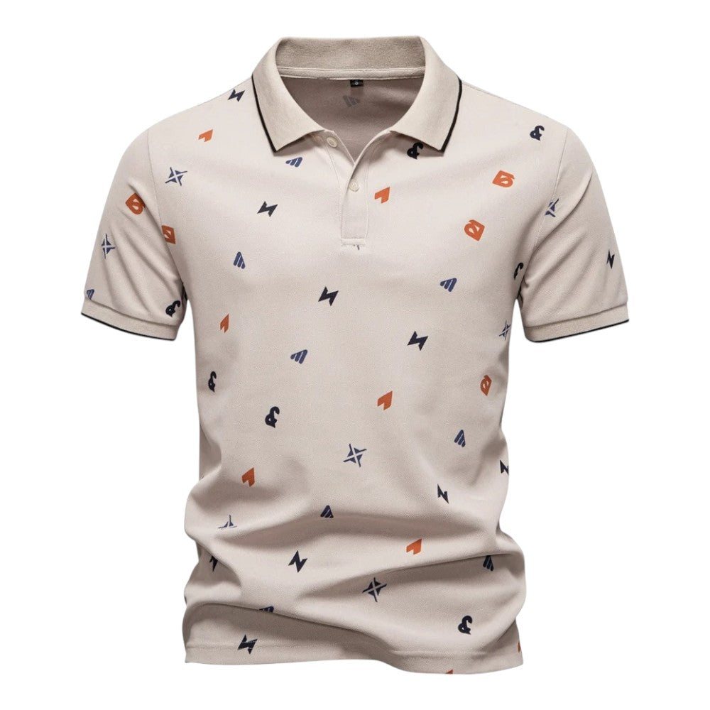 Radim™ | Stylish men's polo shirt with print