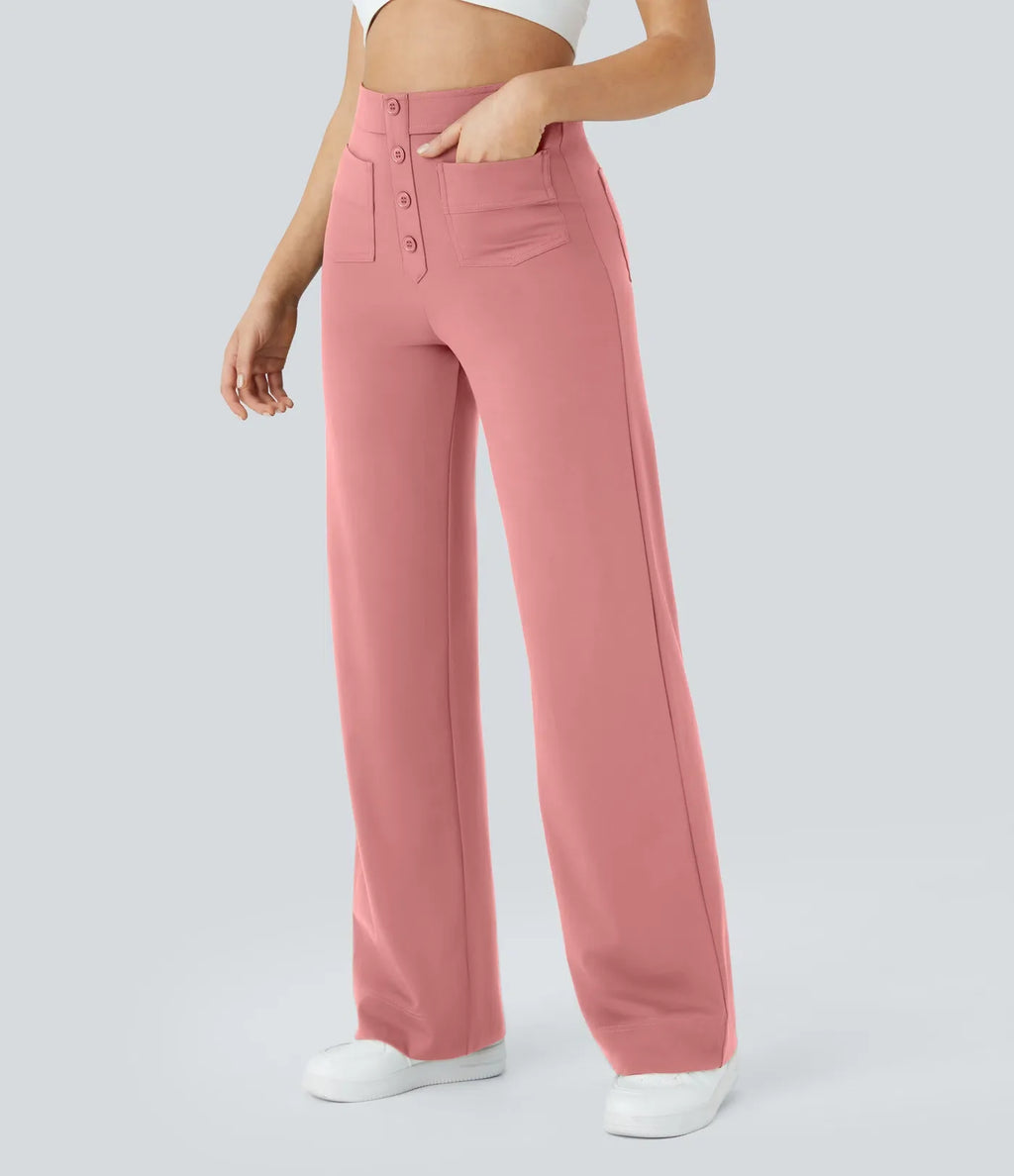 Naomi | Elastische &amp; Comfortabele Broek Met Hoge Taille | 1+1 Free