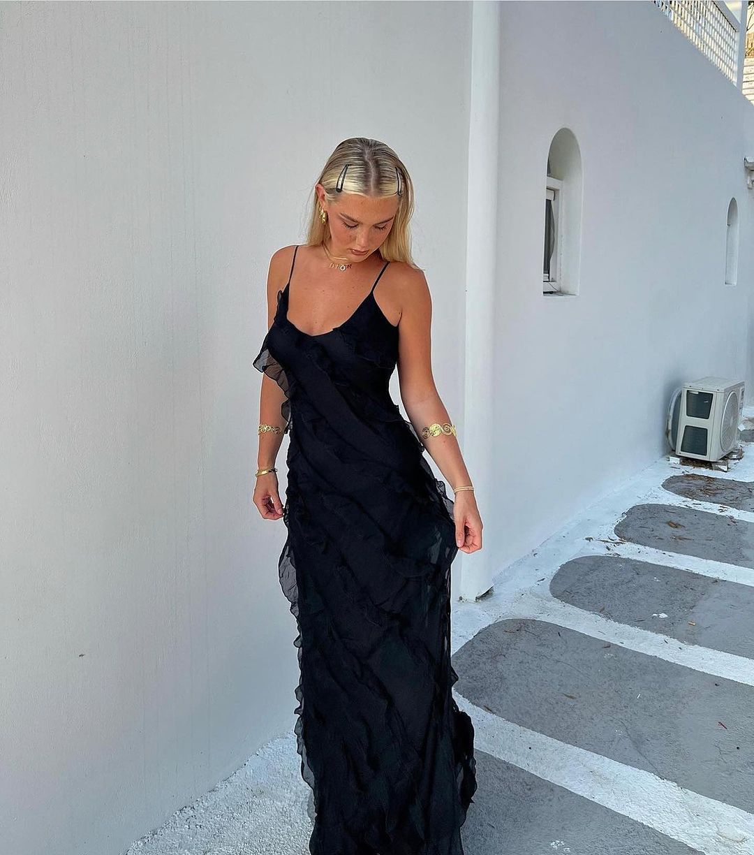 Aliza™ | Maxi Dress with Ruffles 
