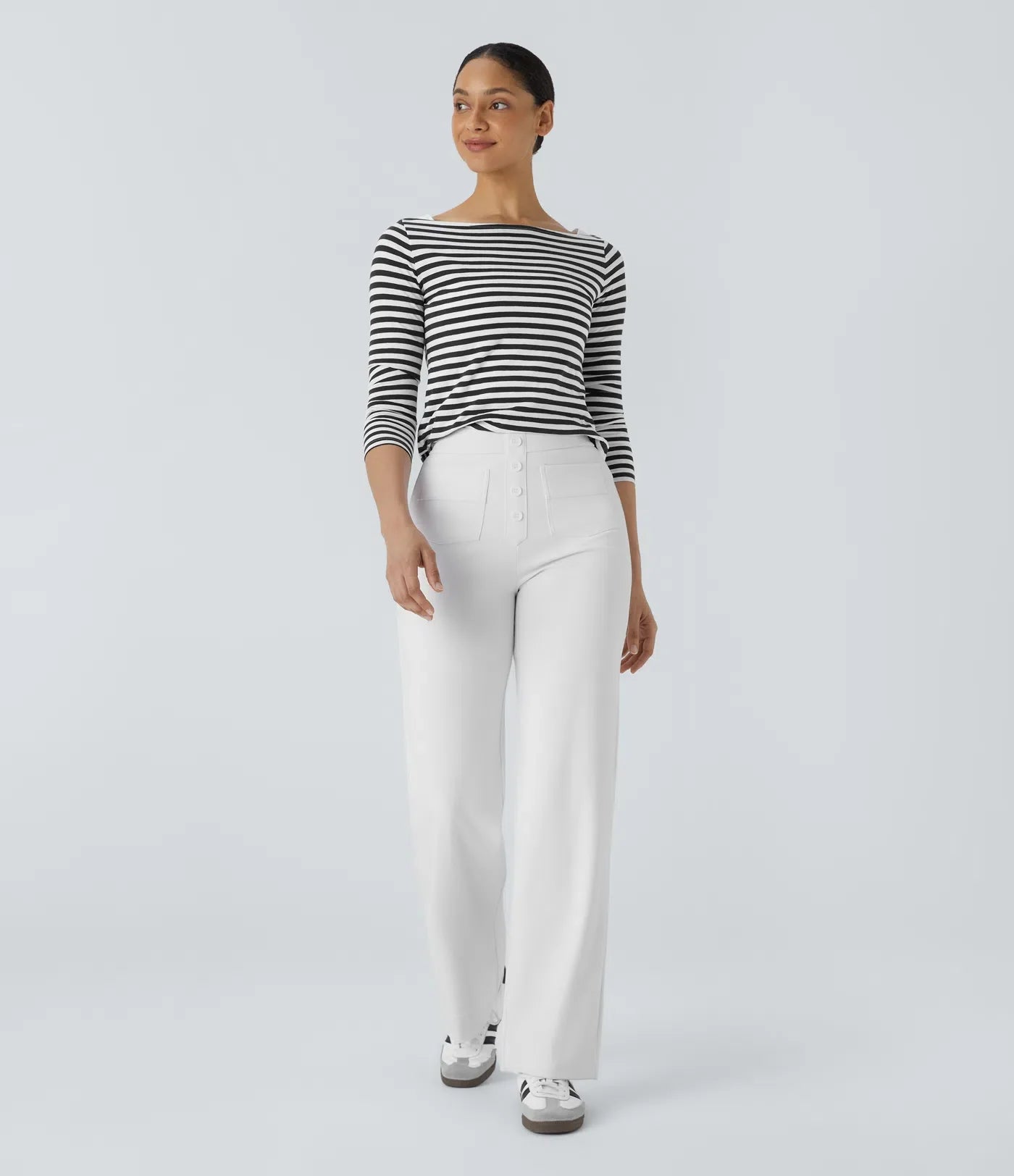 Naomi | Elastische &amp; Comfortabele Broek Met Hoge Taille | 1+1 Free