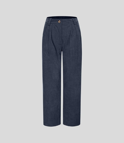 Annette | Comfortabele Broek Met Middelhoge Taille, Ritssluiting En Zijzakken