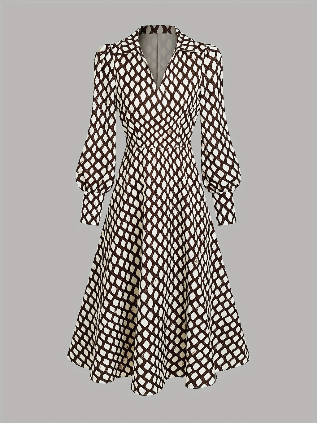 Izarah | Robe à imprimé losanges