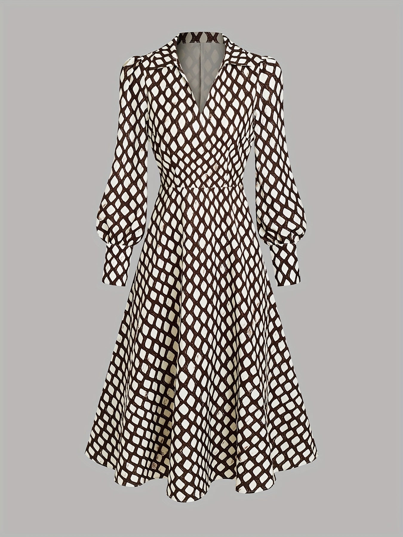 Izarah | Robe à imprimé losanges