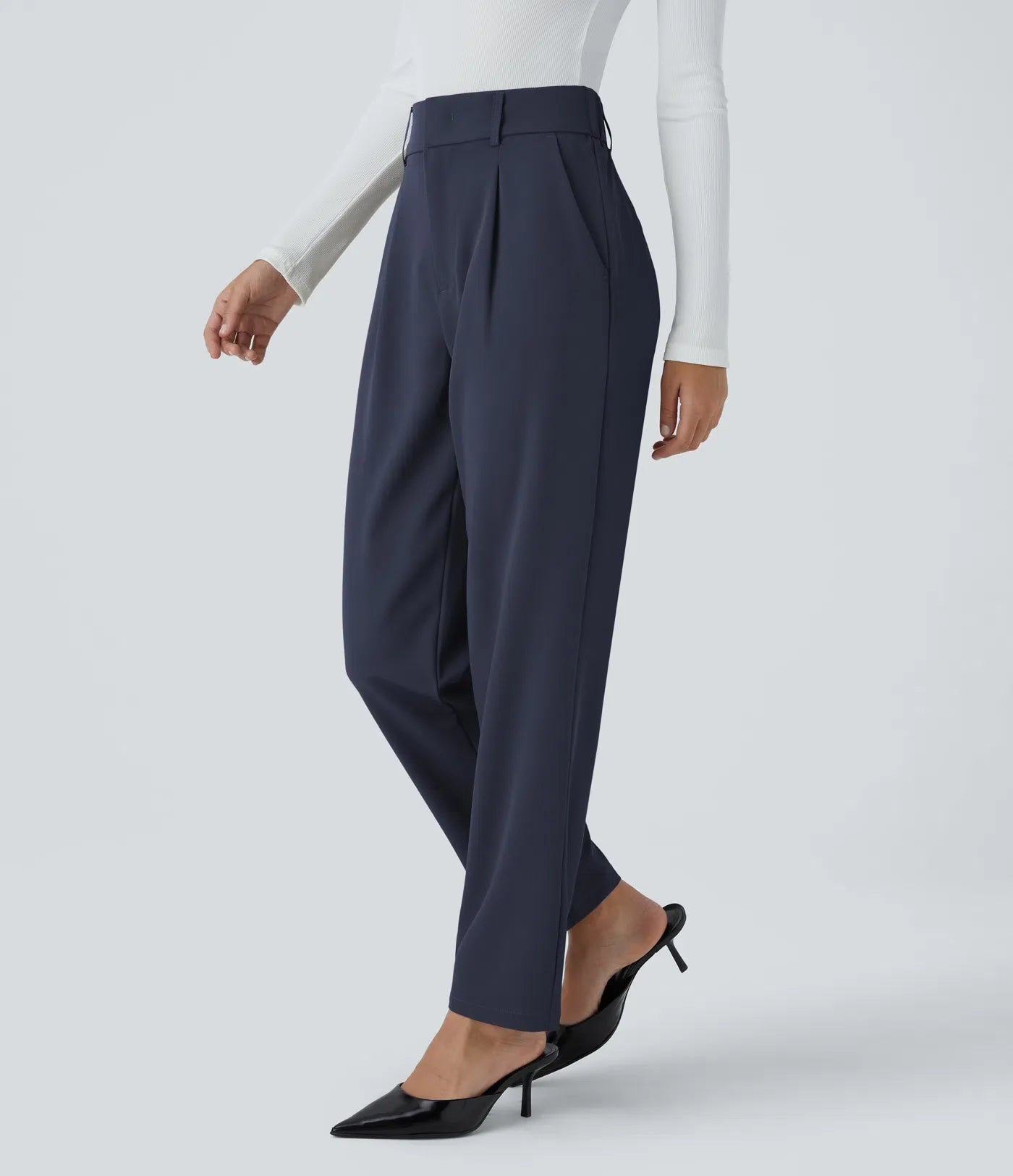 Megan | Comfortabele & Elastische Broek Met Hoge Taille