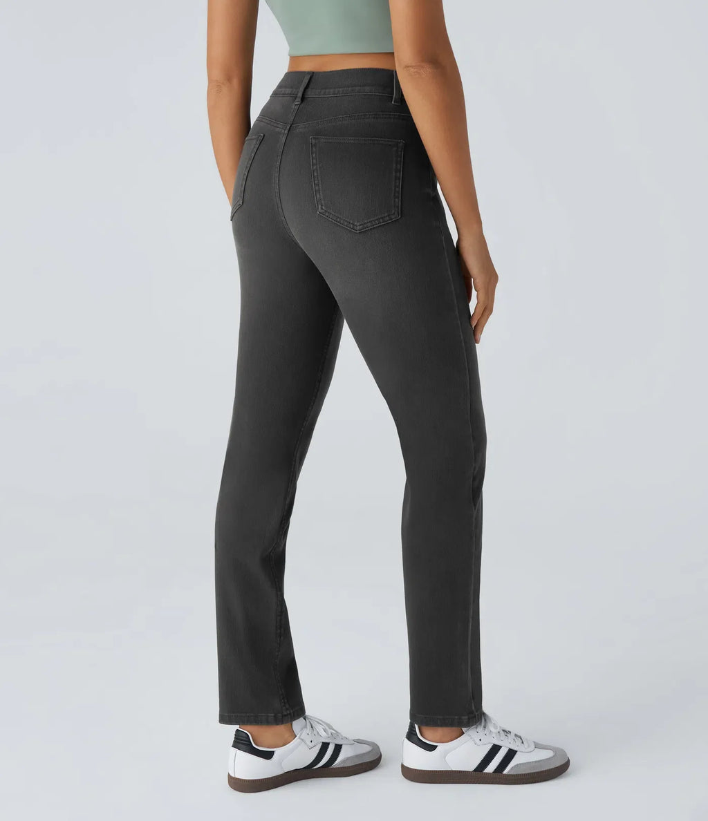 Lotte | Elastische &amp; Comfortabele Broek Met Hoge Taille