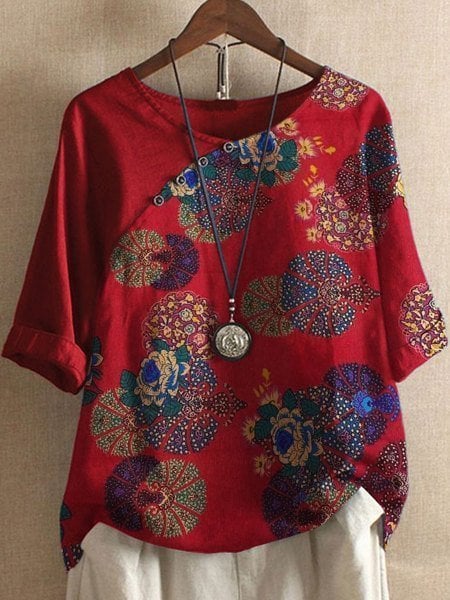 Katarina™ | Loose floral blouse
