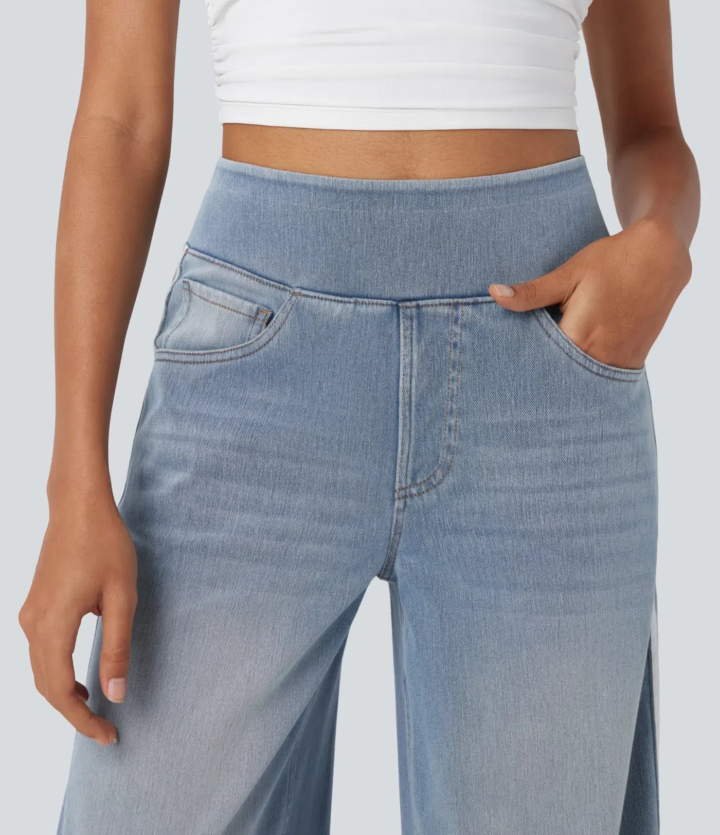 Anna | Comfortabele &amp; Elastische Broek Met Fijne Diepe Zakken 