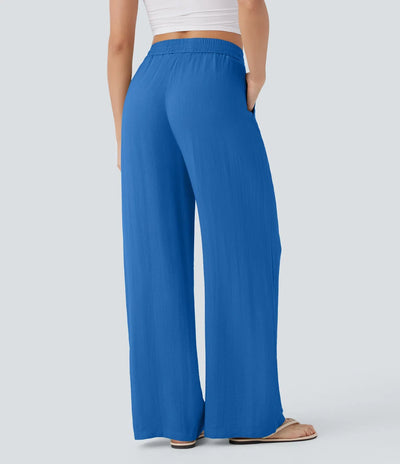 Lisa | Comfortabele & Luchtige Linnen Broek met Elegante Pijpen | 1+1 Gratis