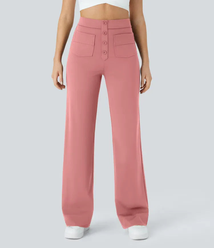 Naomi | Elastische & Comfortabele Broek Met Hoge Taille | 1+1 Gratis