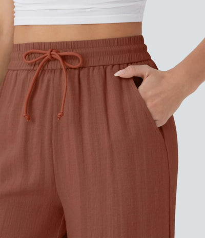 Lisa | Comfortabele & Luchtige Linnen Broek met Elegante Pijpen | 1+1 Gratis