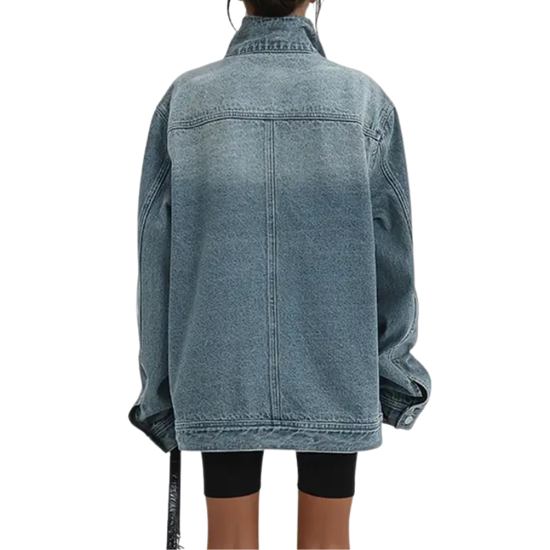 SARAH™ - Veste asymétrique boutonnée tendance style urbain