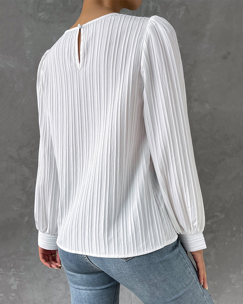 Bianca™ | Elegant blouse with balloon sleeves