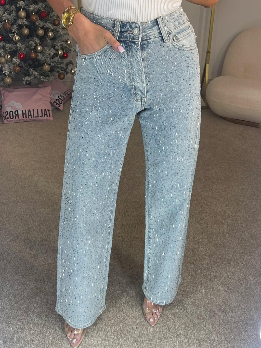 Élise | Jean Haute Taille Diamant