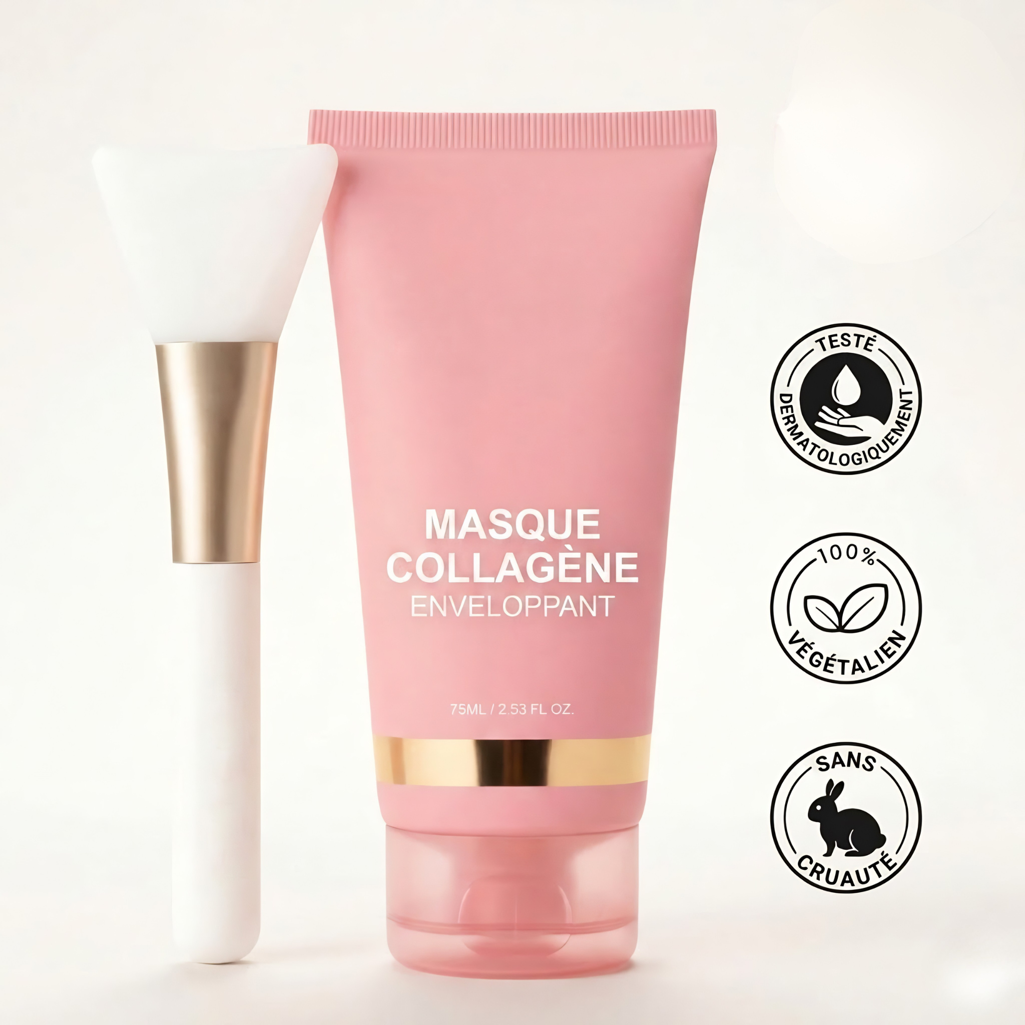 Masque de nuit enveloppant au collagène 