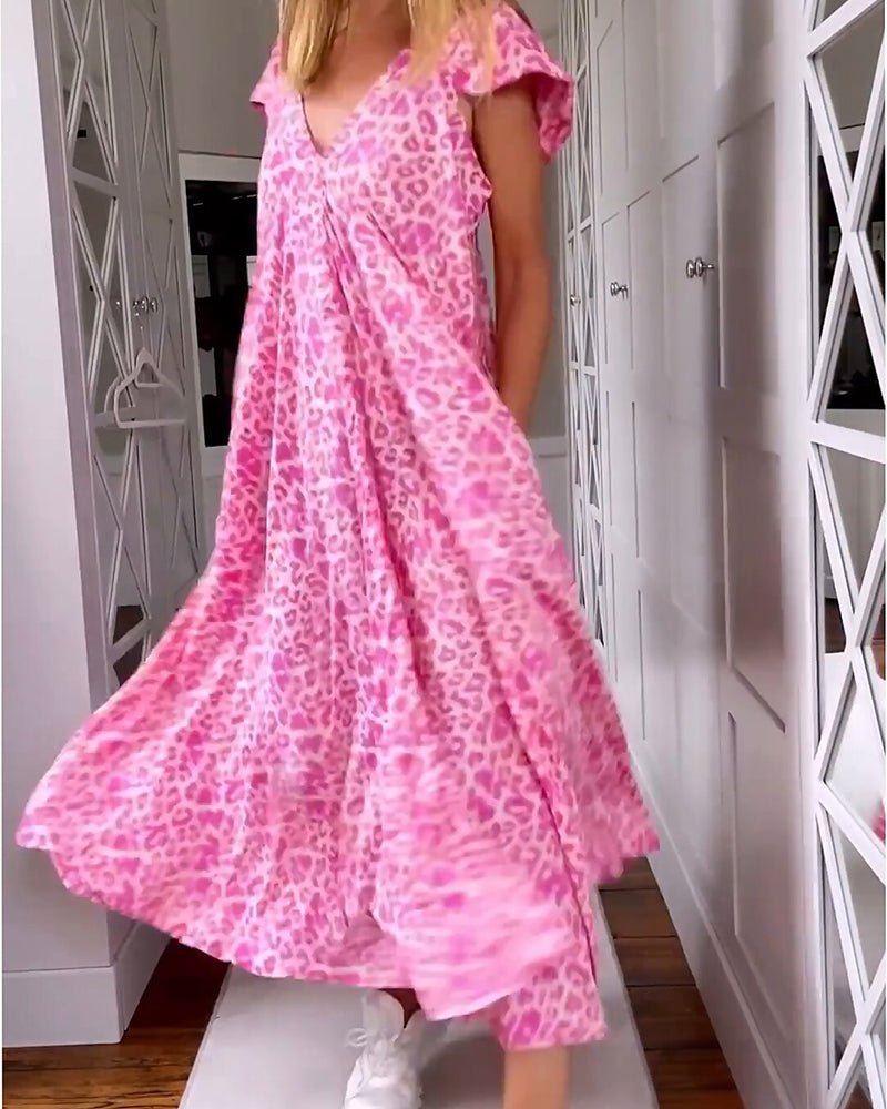 Glaiza | Robe longue à col V