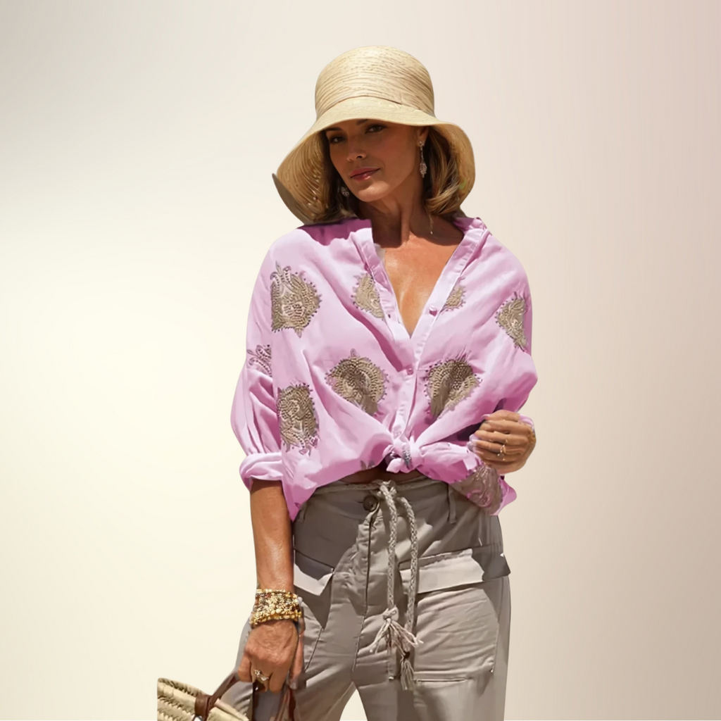 Simone™ | Ibiza style blouse