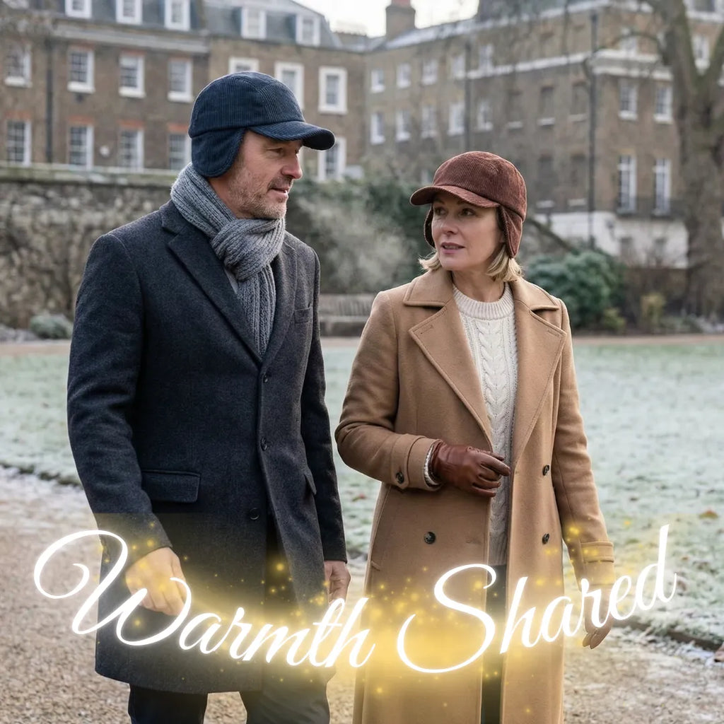 Sam | Bonnet d'hiver britannique côtelé avec cache-oreilles 