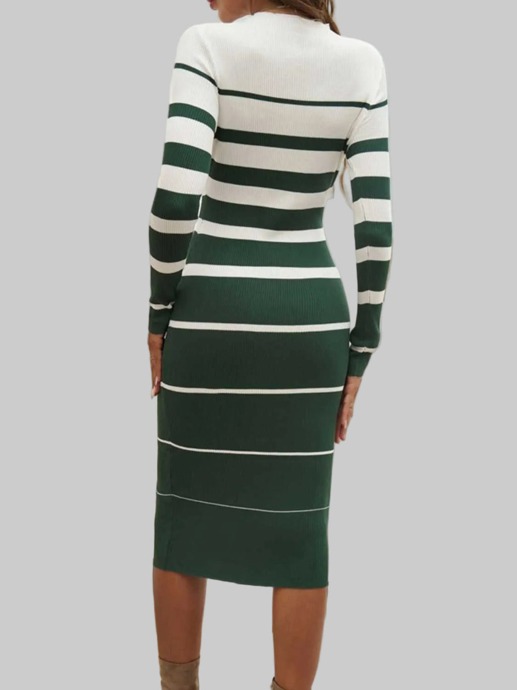 Robe midi à manches longues - Audacieuse, élégante et intemporelle - Mode féminine