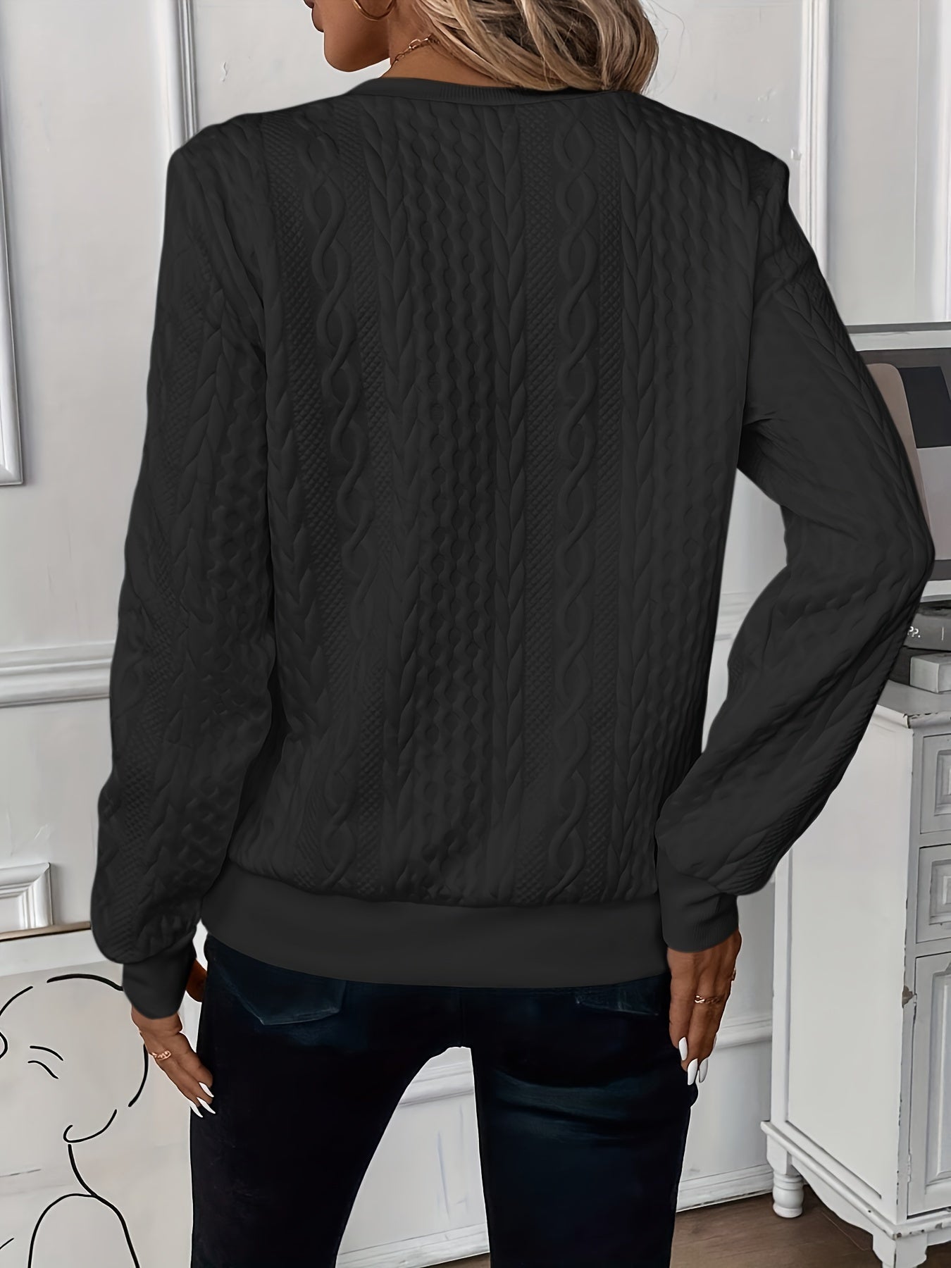 Eva | Women's knitted zipper sweater 
