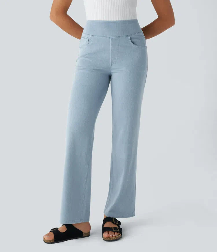 Isabella | Elastische &amp; Comfortabele Broek Met Hoge Taille