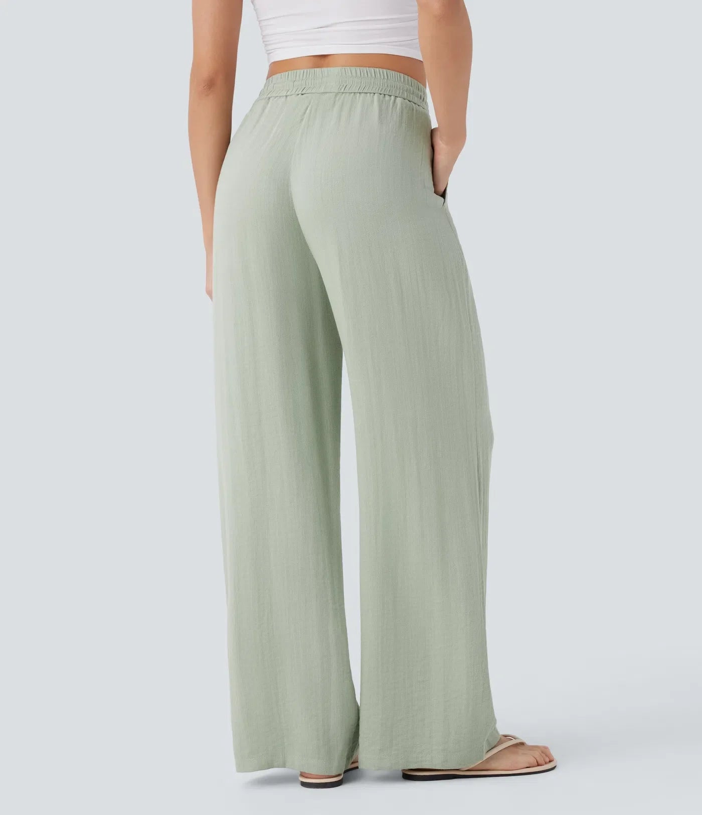 Lisa | Comfortabele &amp; Luchtige Linnen Broek met Elegante Pijpen | 1+1 Free