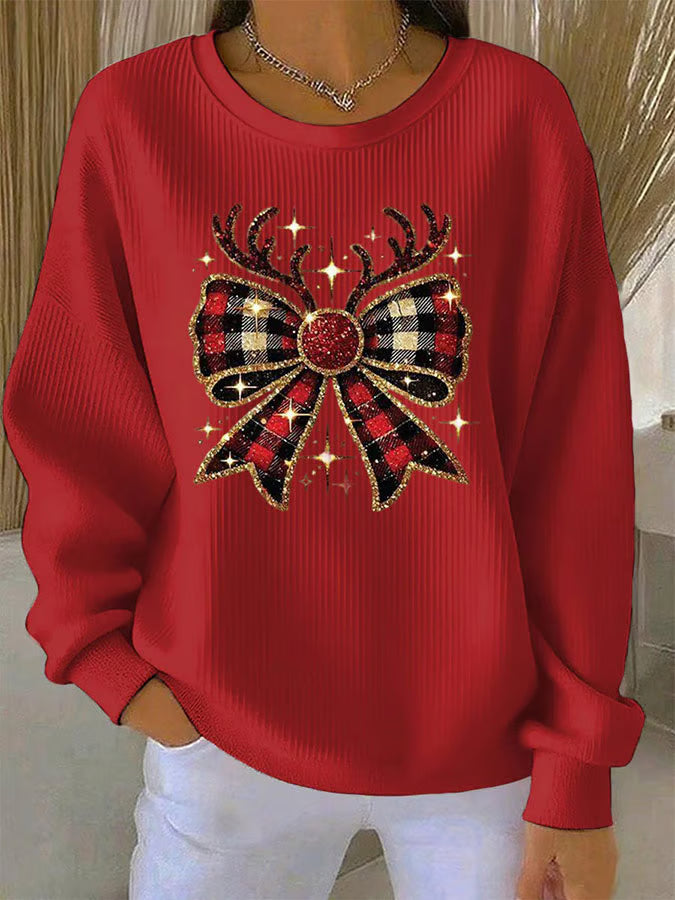 Elin | Christmas Bow Knit
