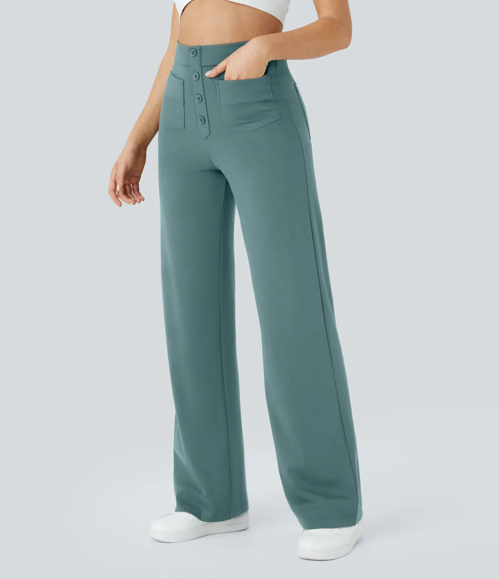 Naomi | Elastische &amp; Comfortabele Broek Met Hoge Taille | 1+1 Free