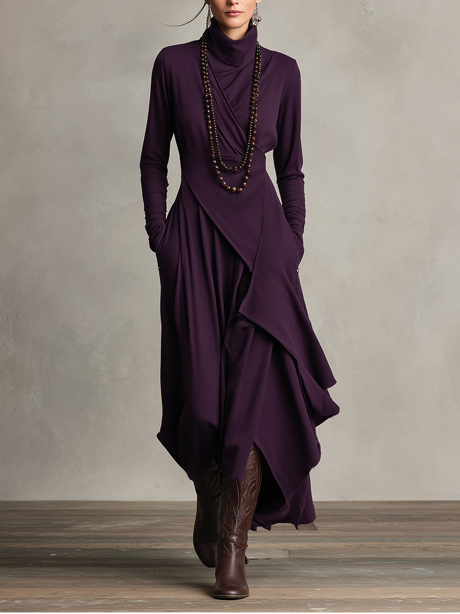 Natalie | Robe drapée élégante